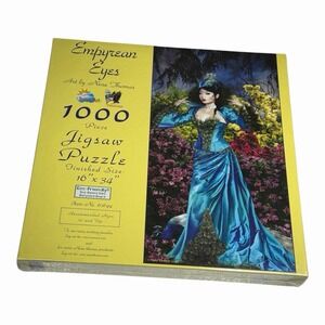 Suns Out 1000 Piece Nene Thomas Art Puzzle " Empyrean Eyes " 16" x 34 " NEW